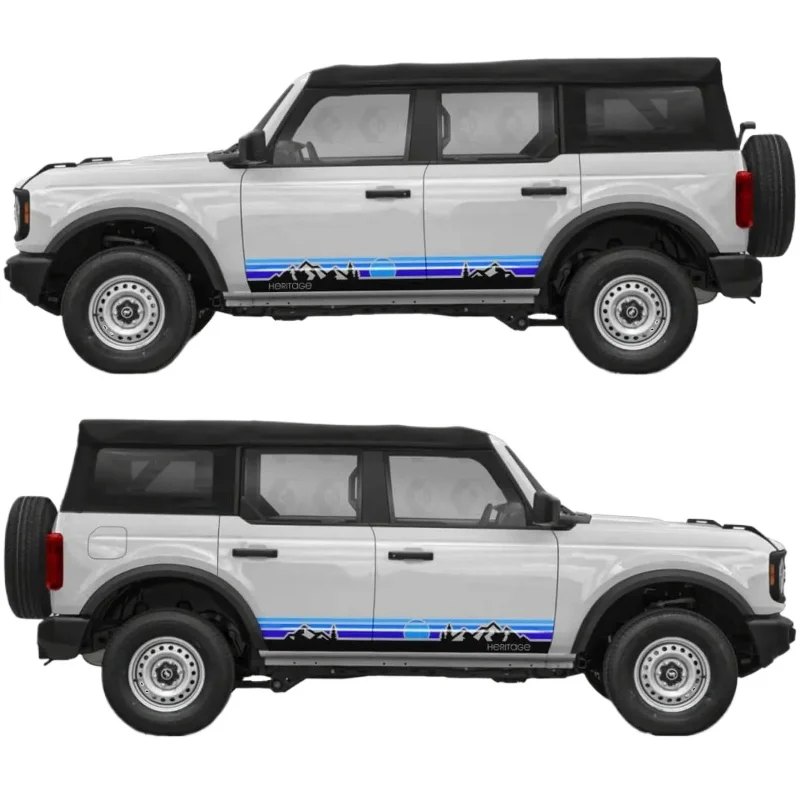 Car Stickers Classic Retro Sunset Mountains Stripes Side Doors Vinyl Decal For Ford Bronco
Car Stickers Classic Retro Sunset Mountains Stripes Side Doors Vinyl Decal For Ford Bronco