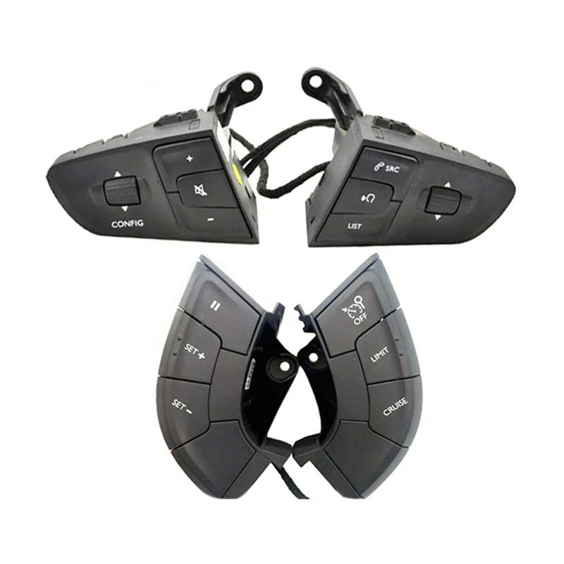 A22F-9677976377 Car Steering Wheel Multifunction Switch For Peugeot 508/508SW Cruise Control/Volume Control Switch
A22F-9677976377 Car Steering Wheel Multifunction Switch For Peugeot 508/508SW Cruise Control/Volume Control Switch