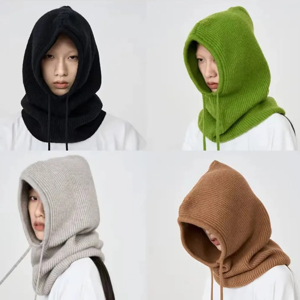 Autumn and Winter Bib One Woolen Hat Fashion All Match Personality Warm Knit Drawstring Cap Small Retro Thick Bib Men and Women
Autumn and Winter Bib One Woolen Hat Fashion All Match Personality Warm Knit Drawstring Cap Small Retro Thick Bib Men and Women