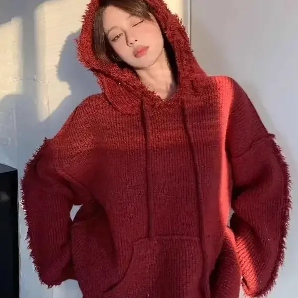 Korea Knitting Hoodie Autumn Winter Comfortable Loose New Women 2025 New Versatile Fashion
Korea Knitting Hoodie Autumn Winter Comfortable Loose New Women 2025 New Versatile Fashion
