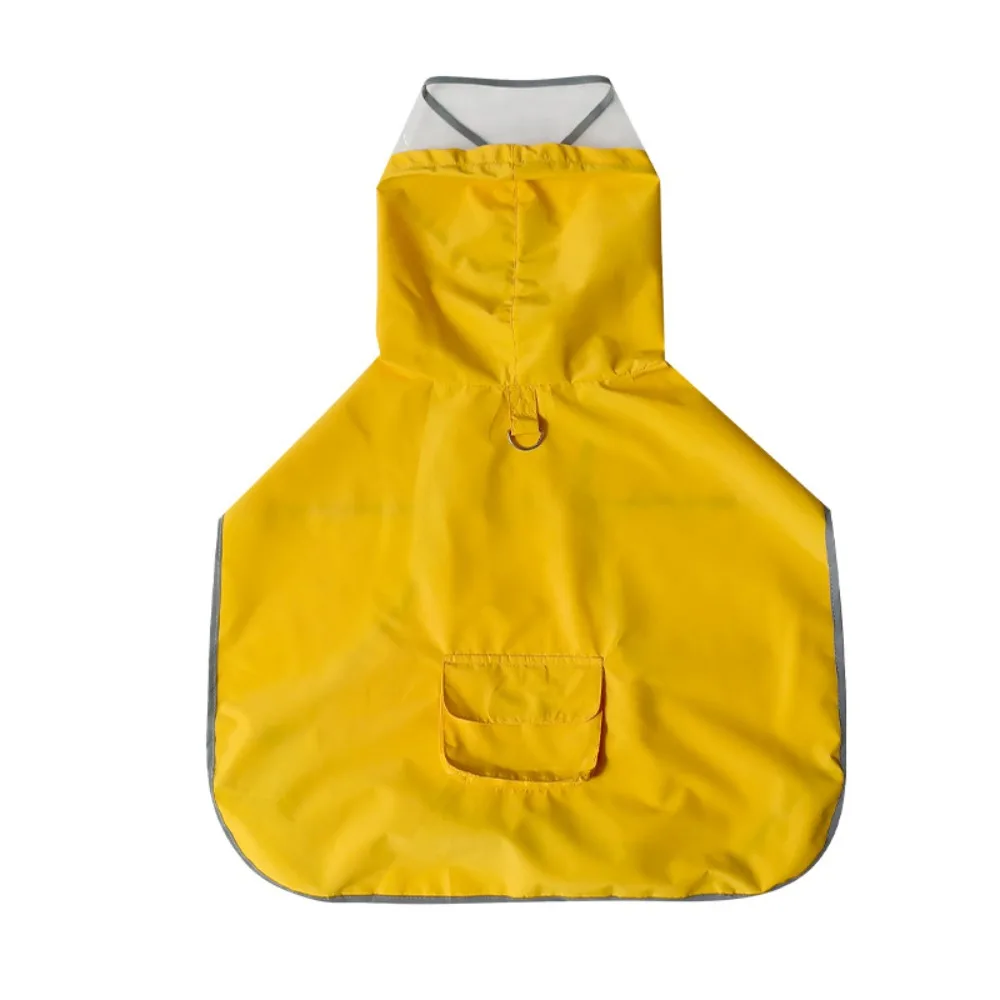 Reflective Stripe Dog Hooded Raincoat Leash Hole Dirt-Resistant Waterproof Cloak Full Coverage Oxford Cloth Rain Jumpsuit
Reflective Stripe Dog Hooded Raincoat Leash Hole Dirt-Resistant Waterproof Cloak Full Coverage Oxford Cloth Rain Jumpsuit