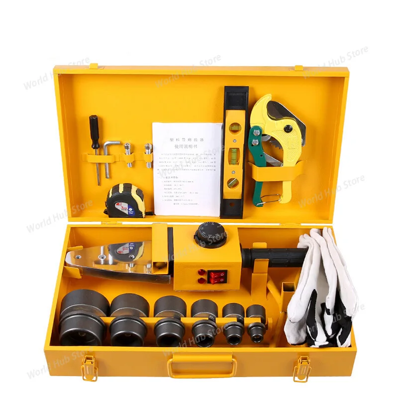 Dual-temperature and dual-control temperature-adjustable hot melt machine PPR, PE PB water pipe welding machine hot melt machine
Dual-temperature and dual-control temperature-adjustable hot melt machine PPR, PE PB water pipe welding machine hot melt machine