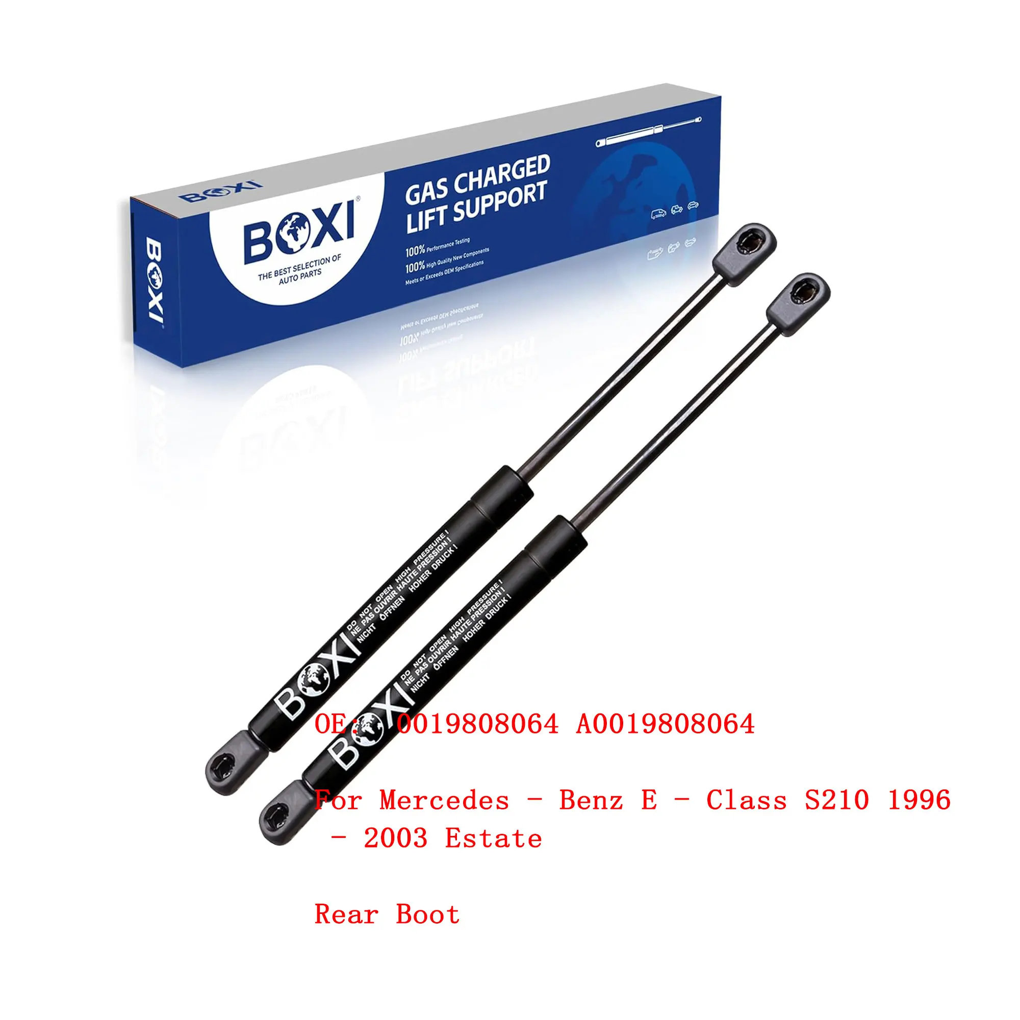 2Pcs 0019808064 A0019808064 Rear Boot Lift Support For Mercedes - Benz E - Class S210 1996 - 2003 Estate Gas Springs Lifts Strut
2Pcs 0019808064 A0019808064 Rear Boot Lift Support For Mercedes - Benz E - Class S210 1996 - 2003 Estate Gas Springs Lifts Strut