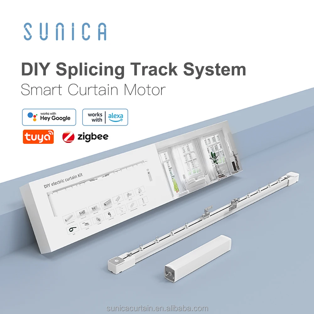 Ready To Ship Modern PE Motorized Curtain System With Remote & Tuya App Control 100-240VAC Compatible
Ready To Ship Modern PE Motorized Curtain System With Remote & Tuya App Control 100-240VAC Compatible