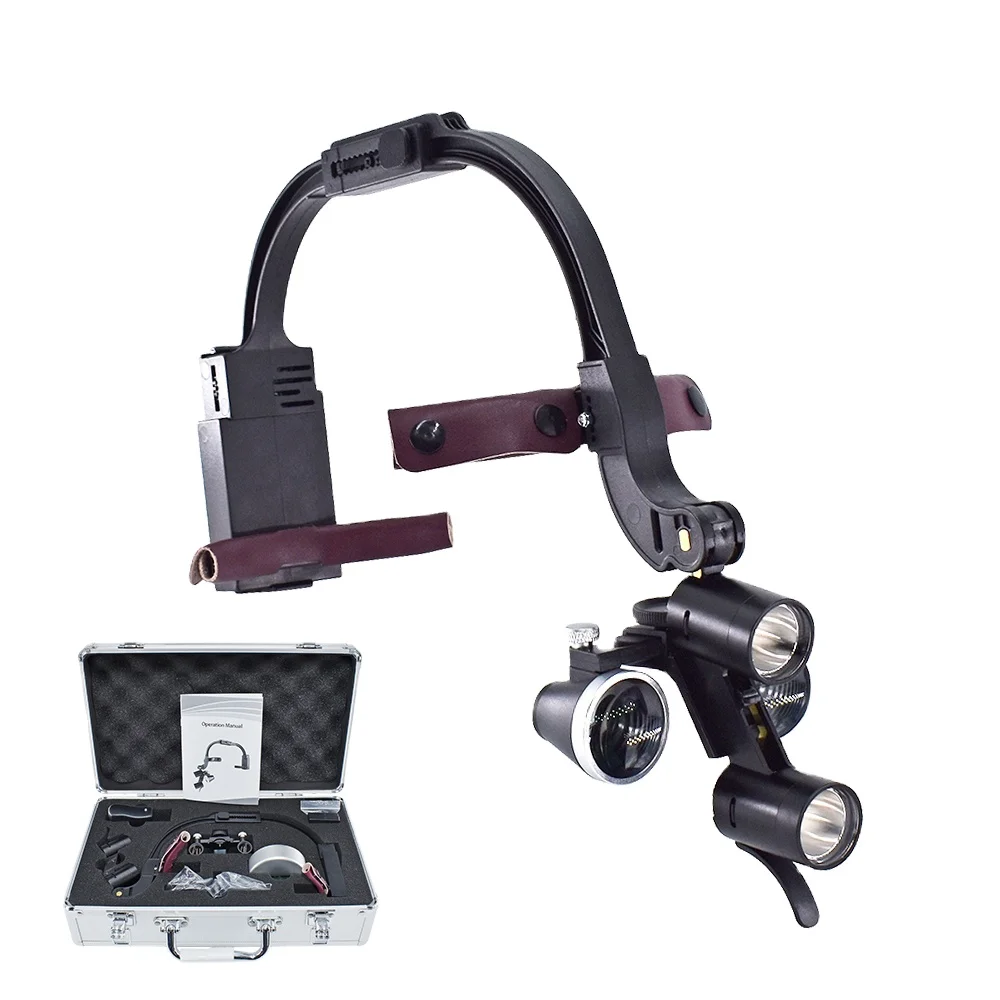 HESPERUS 2.5X 3.5X den tal LED Head Light Lamp den tal Loupes Dentisit Surgical Headlight Lab Equipment Spotlight/Bright/Clear
HESPERUS 2.5X 3.5X den tal LED Head Light Lamp den tal Loupes Dentisit Surgical Headlight Lab Equipment Spotlight/Bright/Clear