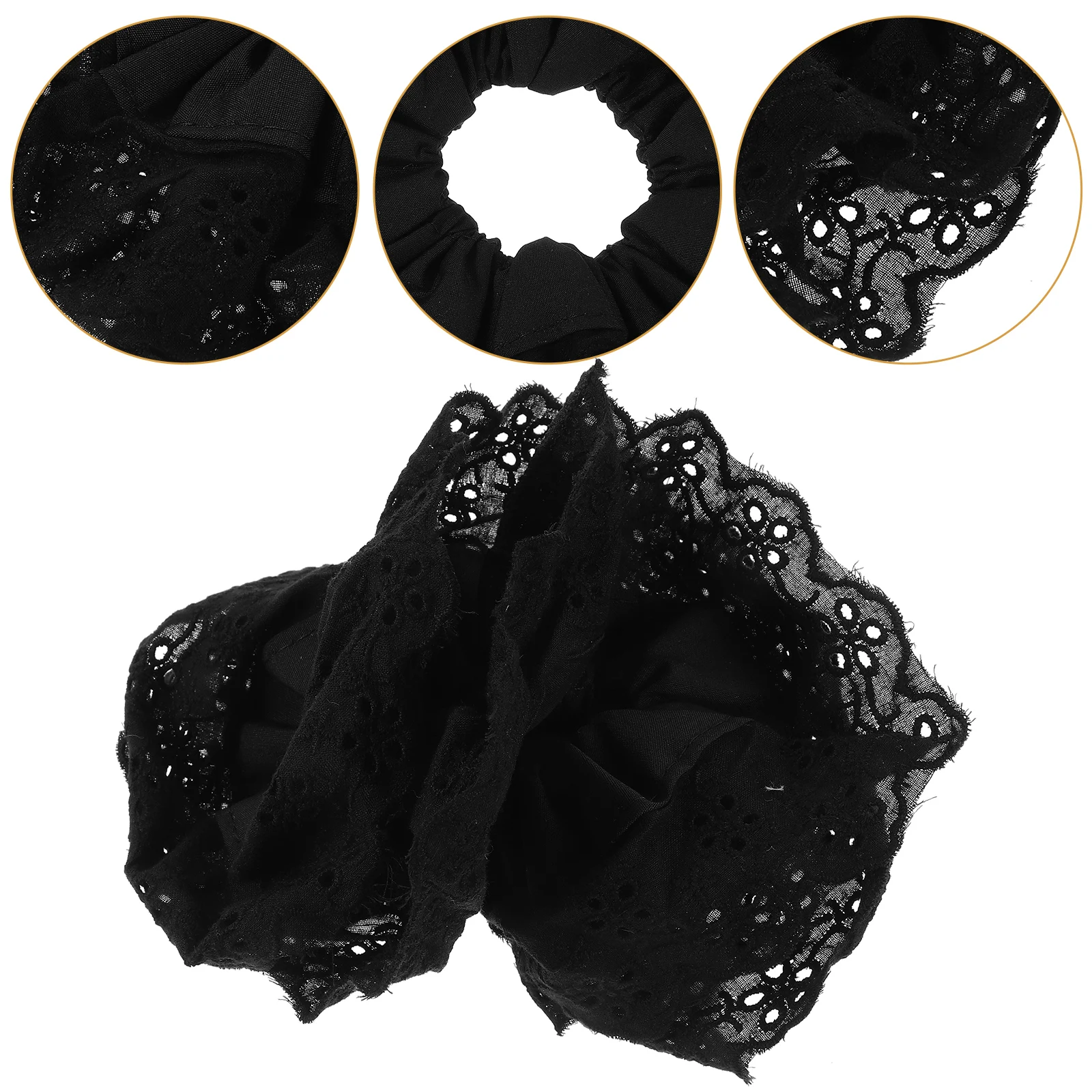 Double Lace Hair Ties For Girls Scrunchies 18cm Black White Elastic Ponytail Holders Hair Accessories Women Girls
Double Lace Hair Ties For Girls Scrunchies 18cm Black White Elastic Ponytail Holders Hair Accessories Women Girls