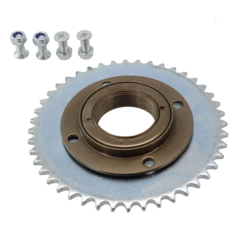 Scooter Rear Wheel T8F 44T 4 Holes Sprocket Chain Drive Gear+Freewheel Adapter 44T Chain Disk Sprocket E-Scooter Accessories
Scooter Rear Wheel T8F 44T 4 Holes Sprocket Chain Drive Gear+Freewheel Adapter 44T Chain Disk Sprocket E-Scooter Accessories
