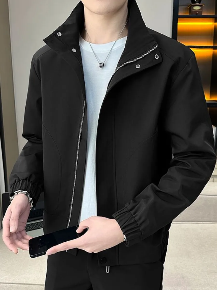 Men's Casual Workwear Jaet Spring Autumn New Sle Korean Faion Loose Fit Breathable V-Ne Coat for Busin And Leisure
Men's Casual Workwear Jaet Spring Autumn New Sle Korean Faion Loose Fit Breathable V-Ne Coat for Busin And Leisure