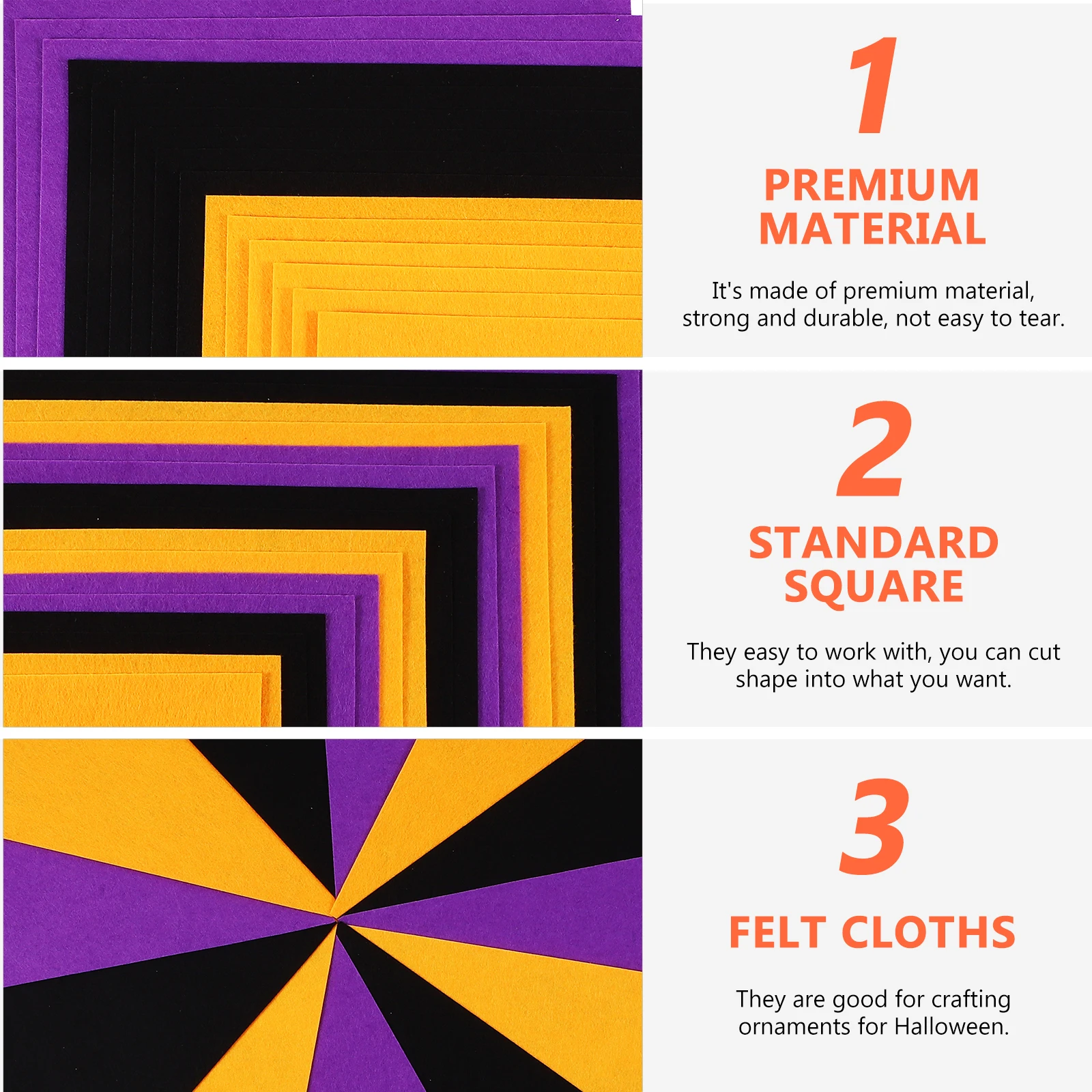 18pcs Halloween Decoration Cloth Premium Felt Fabric Sheets Strong Durable Nonwoven Craft DIY Patchwork Supplies Colorful Easy
18pcs Halloween Decoration Cloth Premium Felt Fabric Sheets Strong Durable Nonwoven Craft DIY Patchwork Supplies Colorful Easy