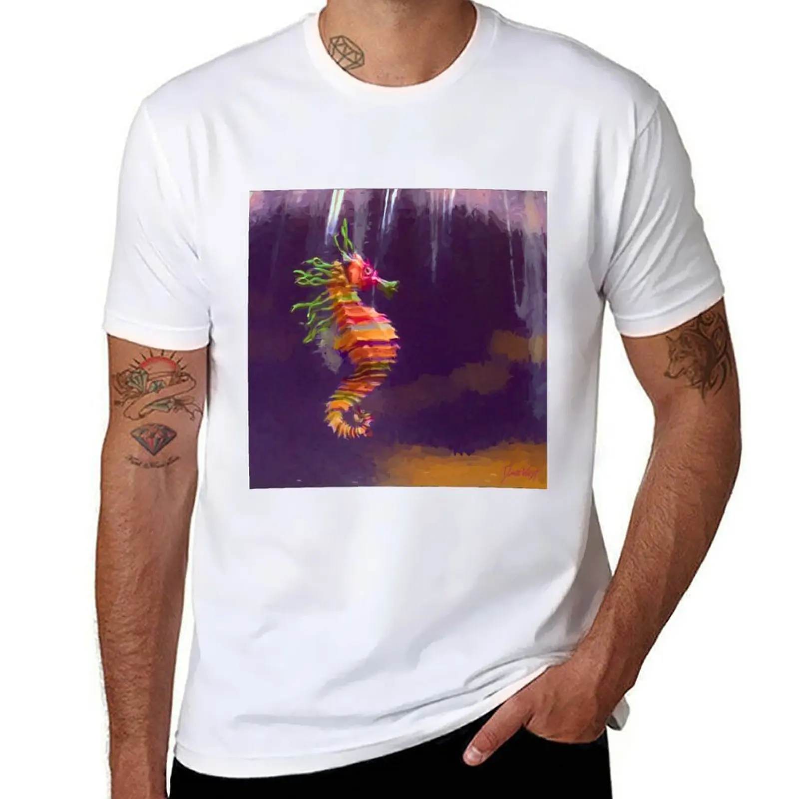 Painting Crayon Ponyfish T-Shirt Big Size Short Sleeve Tee for Men
Painting Crayon Ponyfish T-Shirt Big Size Short Sleeve Tee for Men