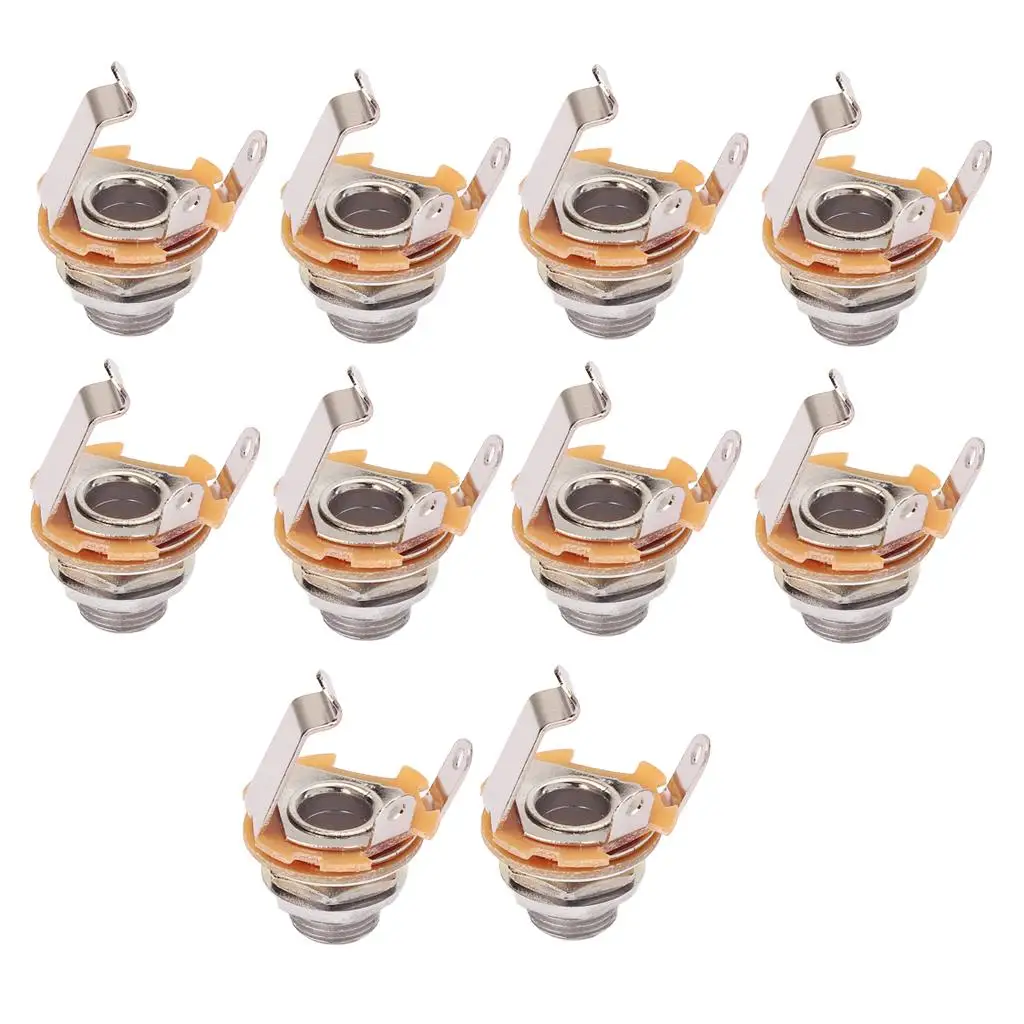 Electric Guitar Spare Kits 1/4 Mono Jack Copper Socket Guitar Accessory Parts for LP Les Paul DIY Projects
Electric Guitar Spare Kits 1/4 Mono Jack Copper Socket Guitar Accessory Parts for LP Les Paul DIY Projects