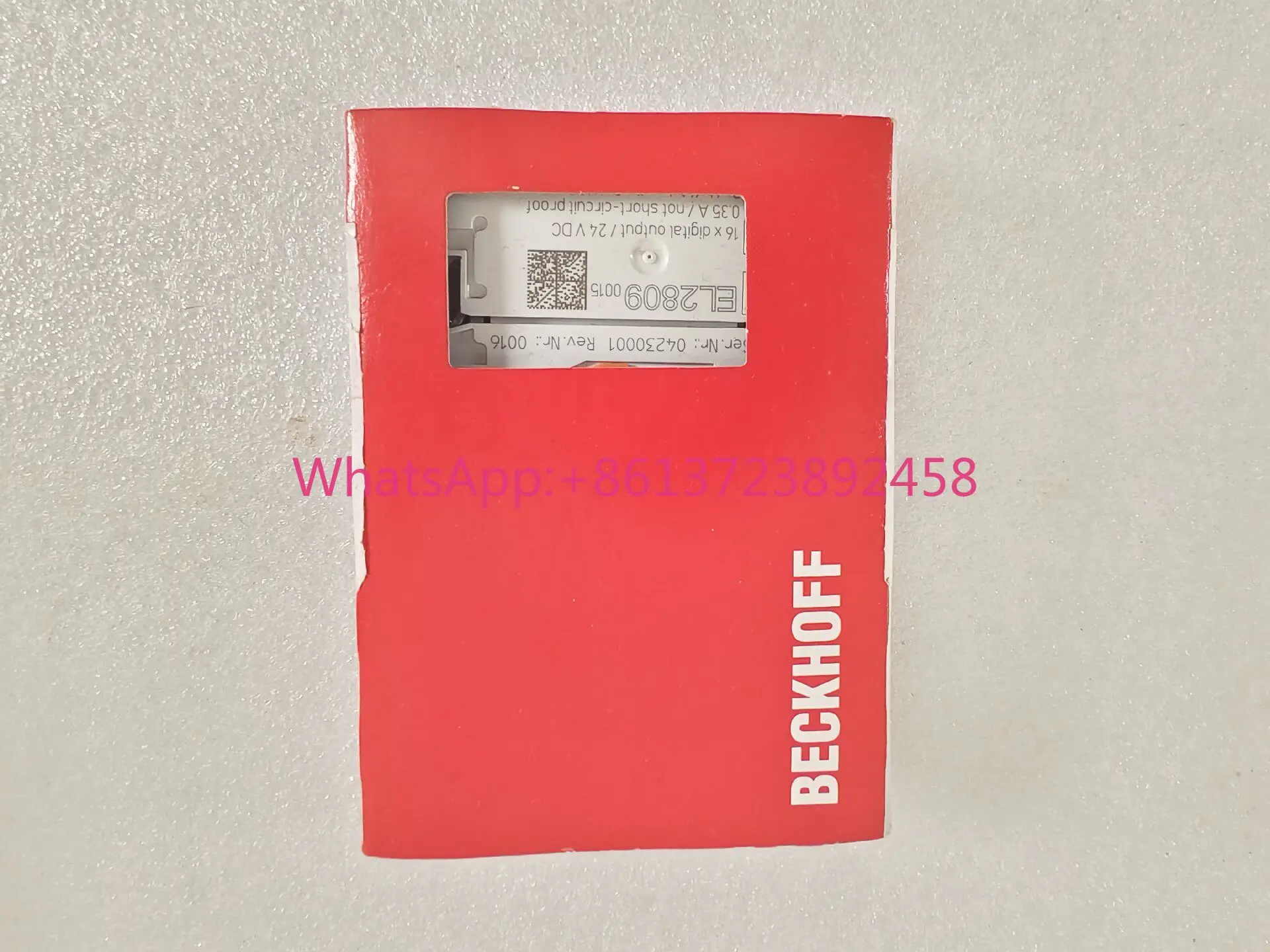 BECKHOFF EL2809-0015 with code, German Beckhoff module
BECKHOFF EL2809-0015 with code, German Beckhoff module
