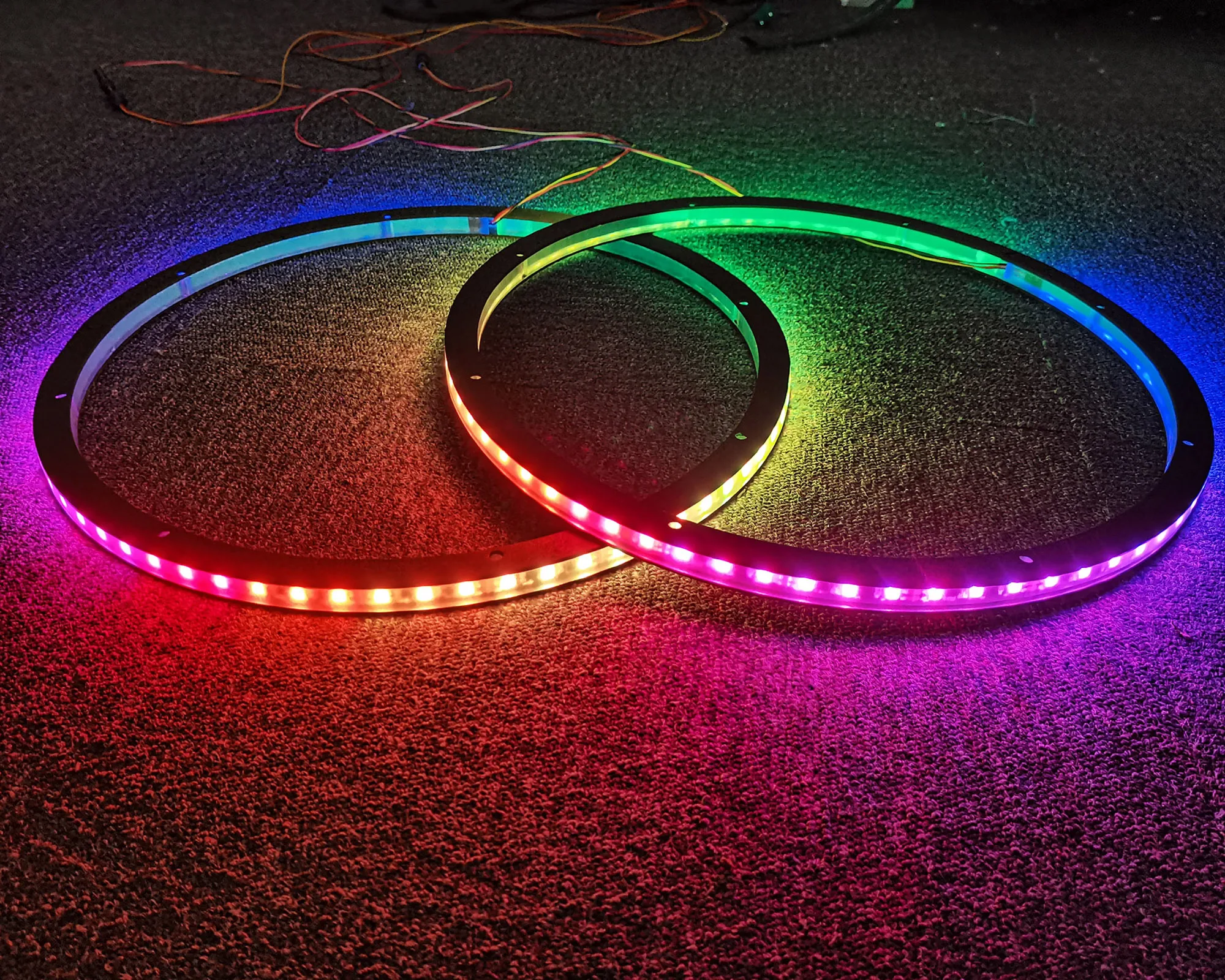 Pair 6.5 Inch RGB Dynamic Chasing LED Speaker Rings Waterproof Audio Halo Lights for Car Truck Boat Marine
Pair 6.5 Inch RGB Dynamic Chasing LED Speaker Rings Waterproof Audio Halo Lights for Car Truck Boat Marine
