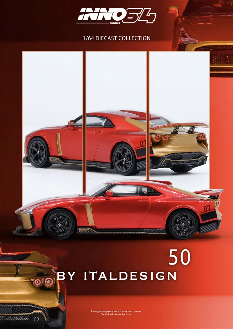 INNO 1:64 R50 By Italsedign Alloy Vehicle Car Model
INNO 1:64 R50 By Italsedign Alloy Vehicle Car Model