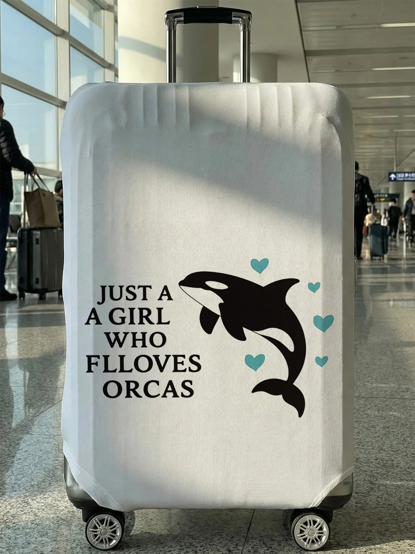Чехол для багажа с надписью White Base Orca Heart, подходит для чемоданов 18-32 дюймов, чехол для ручки чемодана, дорожные аксессуары
Чехол для багажа с надписью White Base Orca Heart, подходит для чемоданов 18-32 дюймов, чехол для ручки чемодана, дорожные аксессуары