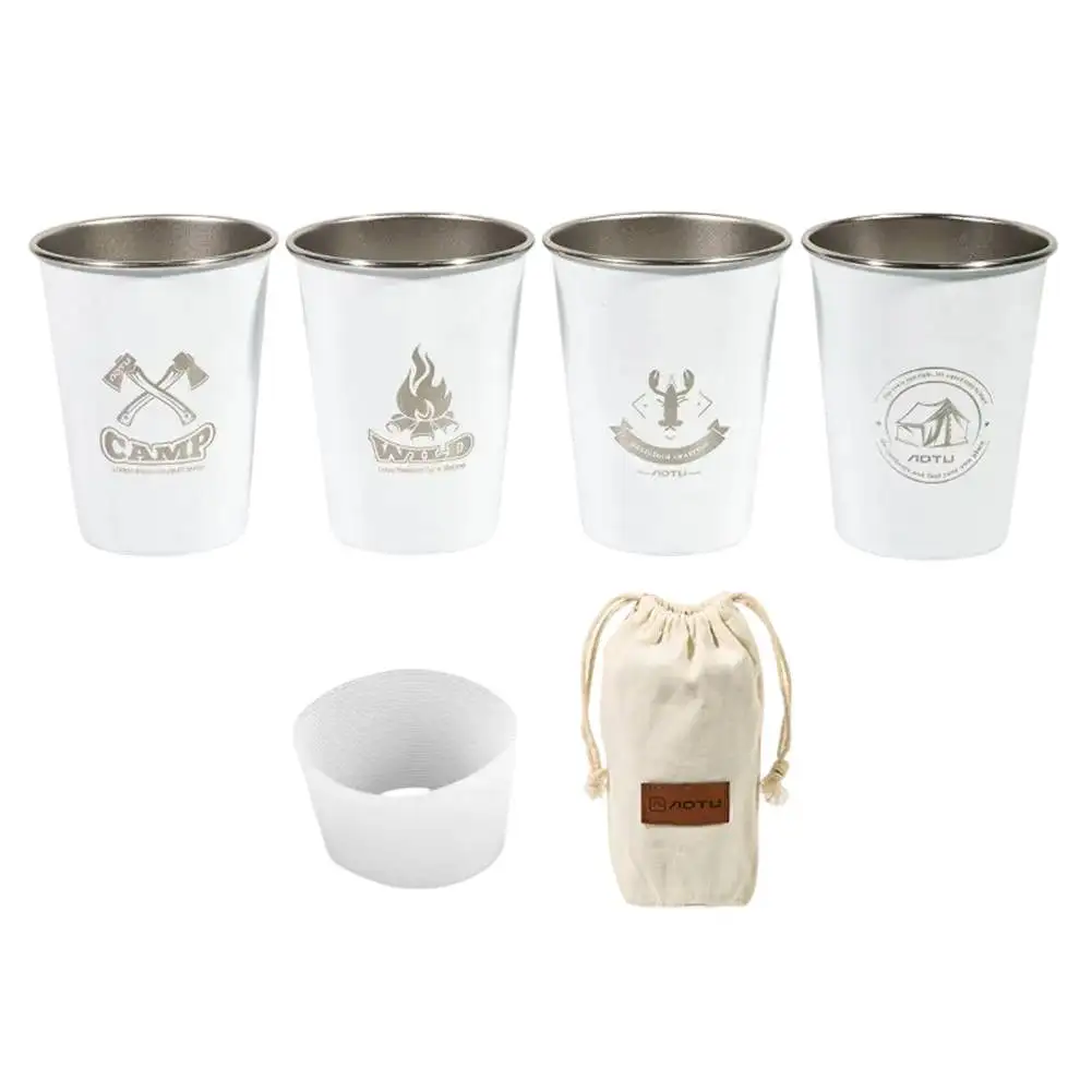 Colorful Camping Drinkware Set Picnic Accessories Adventure Cups Black 304 Food-grade Stainless Steel 350 Ml Capacity
Colorful Camping Drinkware Set Picnic Accessories Adventure Cups Black 304 Food-grade Stainless Steel 350 Ml Capacity