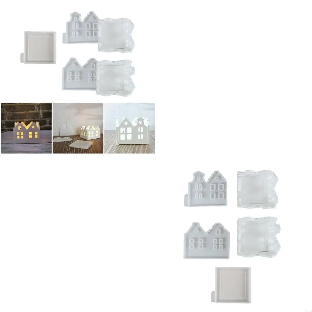 W0YA Силиконовая плесень для атмосферы Hollow House Elegant Candlestick Resin
W0YA Силиконовая плесень для атмосферы Hollow House Elegant Candlestick Resin