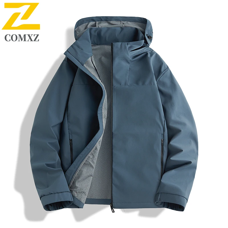 Мужская зарядная куртка, модная однотонная универсальная ветрозащитная водонепроницаемая дышащая куртка с капюшоном, уличная куртка для пешего туризма и кемпинга
Мужская зарядная куртка, модная однотонная универсальная ветрозащитная водонепроницаемая дышащая куртка с капюшоном, уличная куртка для пешего туризма и кемпинга