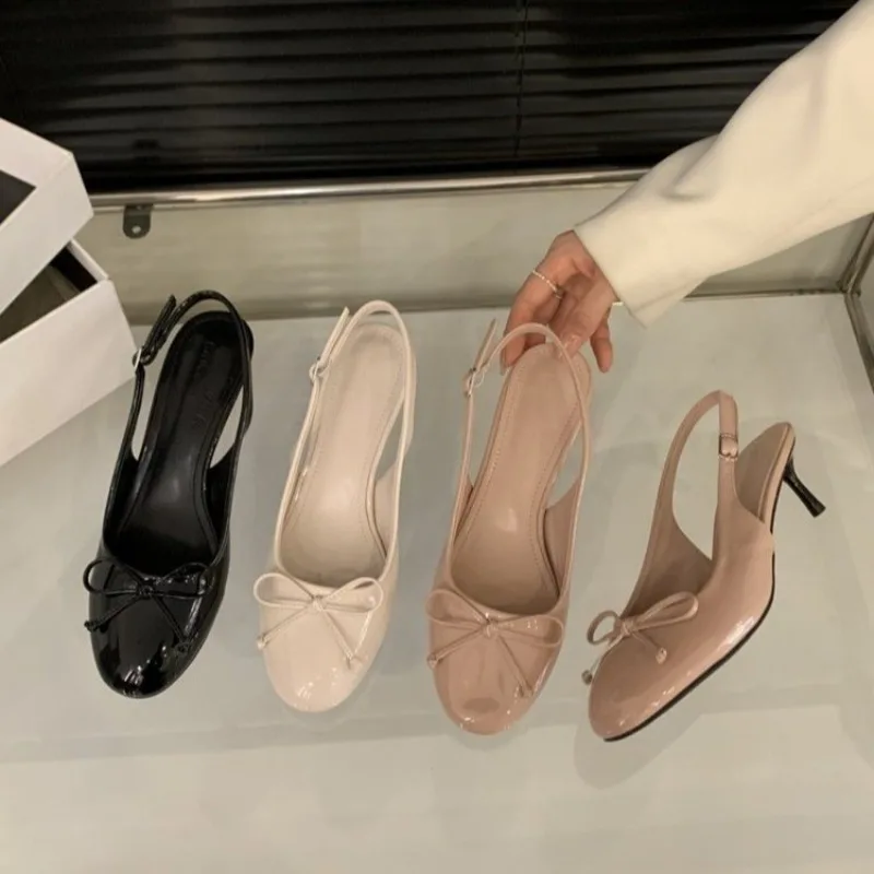 Women's Bow Round Toe Shallow Mouth Back Empty Single Shoes 2026 Spring New Shoes
Women's Bow Round Toe Shallow Mouth Back Empty Single Shoes 2026 Spring New Shoes