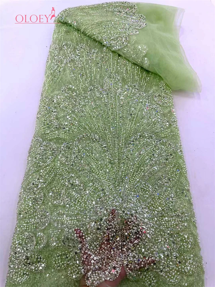 OLOEY Элегантное африканское нигерийское модное кружевное платье с бисером, размер 5, высококачественная роскошная французская сетчатая кружевная ткань с пайетками, женские вечерние платья
OLOEY Элегантное африканское нигерийское модное кружевное платье с бисером, размер 5, высококачественная роскошная французская сетчатая кружевная ткань с пайетками, женские вечерние платья