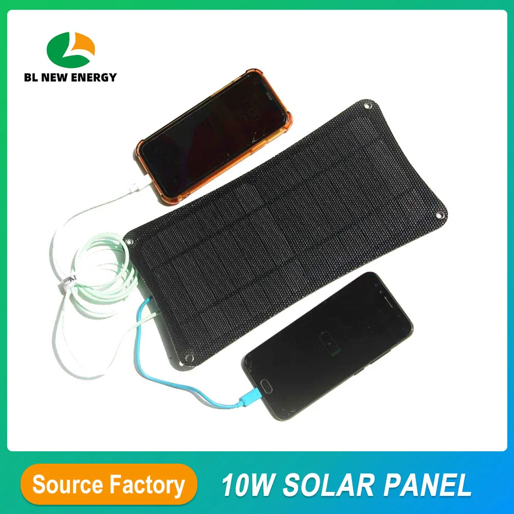 ETFE Solar Panel 10W Dual USB Charger Backpack Panel for Outdoor Camping Hiking Emergency Mobile Phone Power Bank Charging
ETFE Solar Panel 10W Dual USB Charger Backpack Panel for Outdoor Camping Hiking Emergency Mobile Phone Power Bank Charging