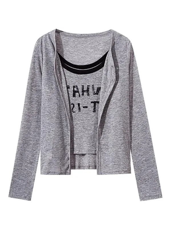 Gray Sun Protection Open Cardigan Strap Women Summer Thin Outerwear Shawl Modal Thin Veil Two-Piece Set Commute Style Long Sl...
Gray Sun Protection Open Cardigan Strap Women Summer Thin Outerwear Shawl Modal Thin Veil Two-Piece Set Commute Style Long Sl...