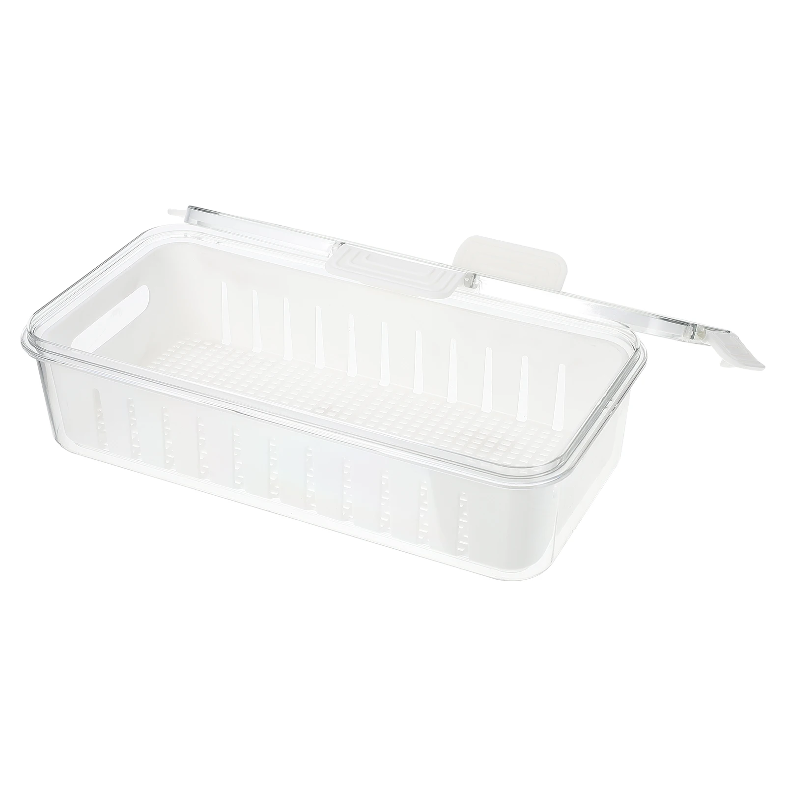 Plastic Vegetable Fruit Storage Container Drainage Hole for Kitchen Restaurant Multi Functional Preservation Box
Plastic Vegetable Fruit Storage Container Drainage Hole for Kitchen Restaurant Multi Functional Preservation Box