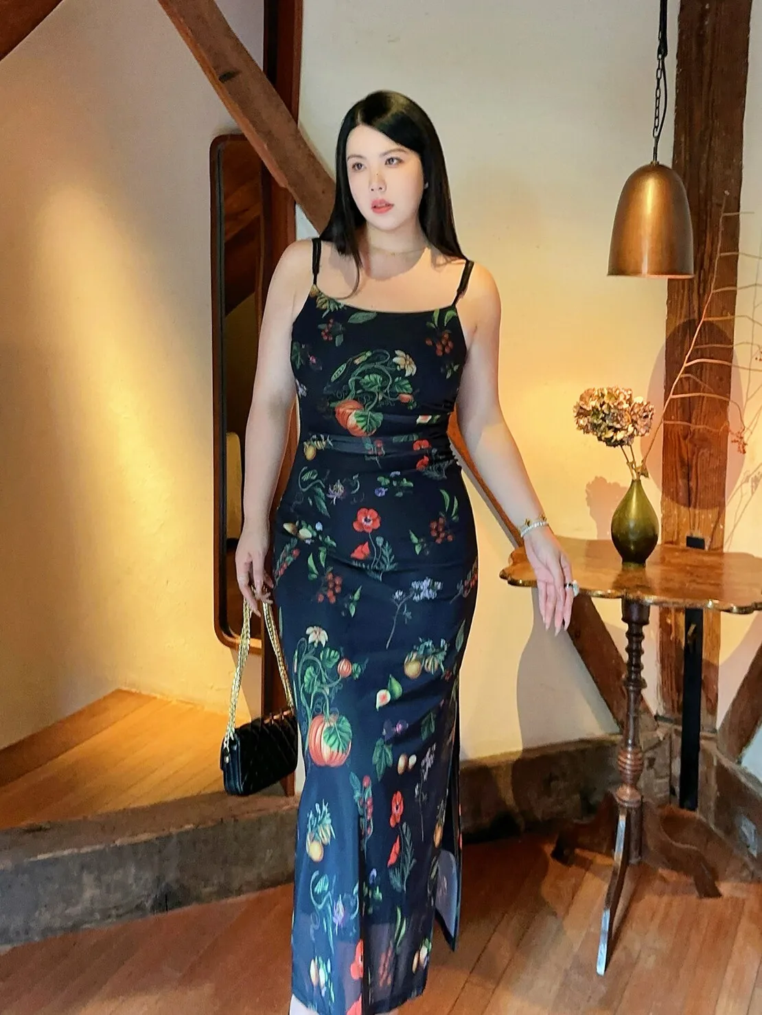 Large Size Floral Print Wrap Dress Sexy Slimming Belted Strapless Gown Vintage Elegant Long Summer Dress Polyester Fabric
Large Size Floral Print Wrap Dress Sexy Slimming Belted Strapless Gown Vintage Elegant Long Summer Dress Polyester Fabric