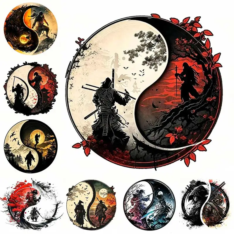 For Samurai Yin Yang Japanese Style Ink Ronin Car Stickers Waterproof Cartoon Personality Decals Scratch-Proof Decor SH1220
For Samurai Yin Yang Japanese Style Ink Ronin Car Stickers Waterproof Cartoon Personality Decals Scratch-Proof Decor SH1220