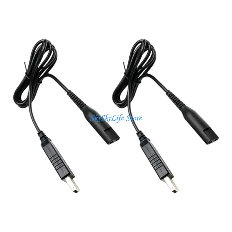 E65E Pack of 2 Electric Shaver Charging Lines Flexible PVC Coating 1.2M Length with Connectivity Perfect for Grooming Tool
E65E Pack of 2 Electric Shaver Charging Lines Flexible PVC Coating 1.2M Length with Connectivity Perfect for Grooming Tool