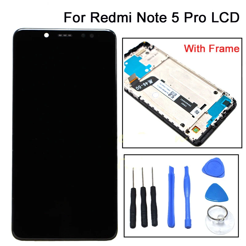 ЖК-дисплей 5,99 дюйма для Xiaomi Redmi note 5 note 5 pro, экран с сенсорной панелью и дигитайзером с рамкой для Redmi note 5 pro, Hongmi
ЖК-дисплей 5,99 дюйма для Xiaomi Redmi note 5 note 5 pro, экран с сенсорной панелью и дигитайзером с рамкой для Redmi note 5 pro, Hongmi