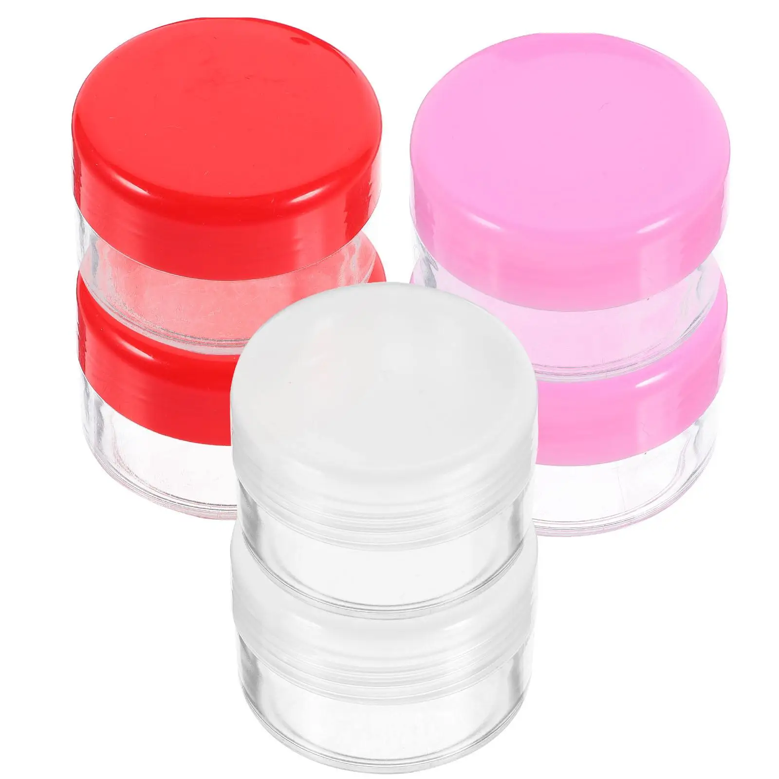 6pcs Sample Bottles Travel Containers Small Cream Jars Wide Mouth 20ml Clear Plastic Pink Storage
6pcs Sample Bottles Travel Containers Small Cream Jars Wide Mouth 20ml Clear Plastic Pink Storage