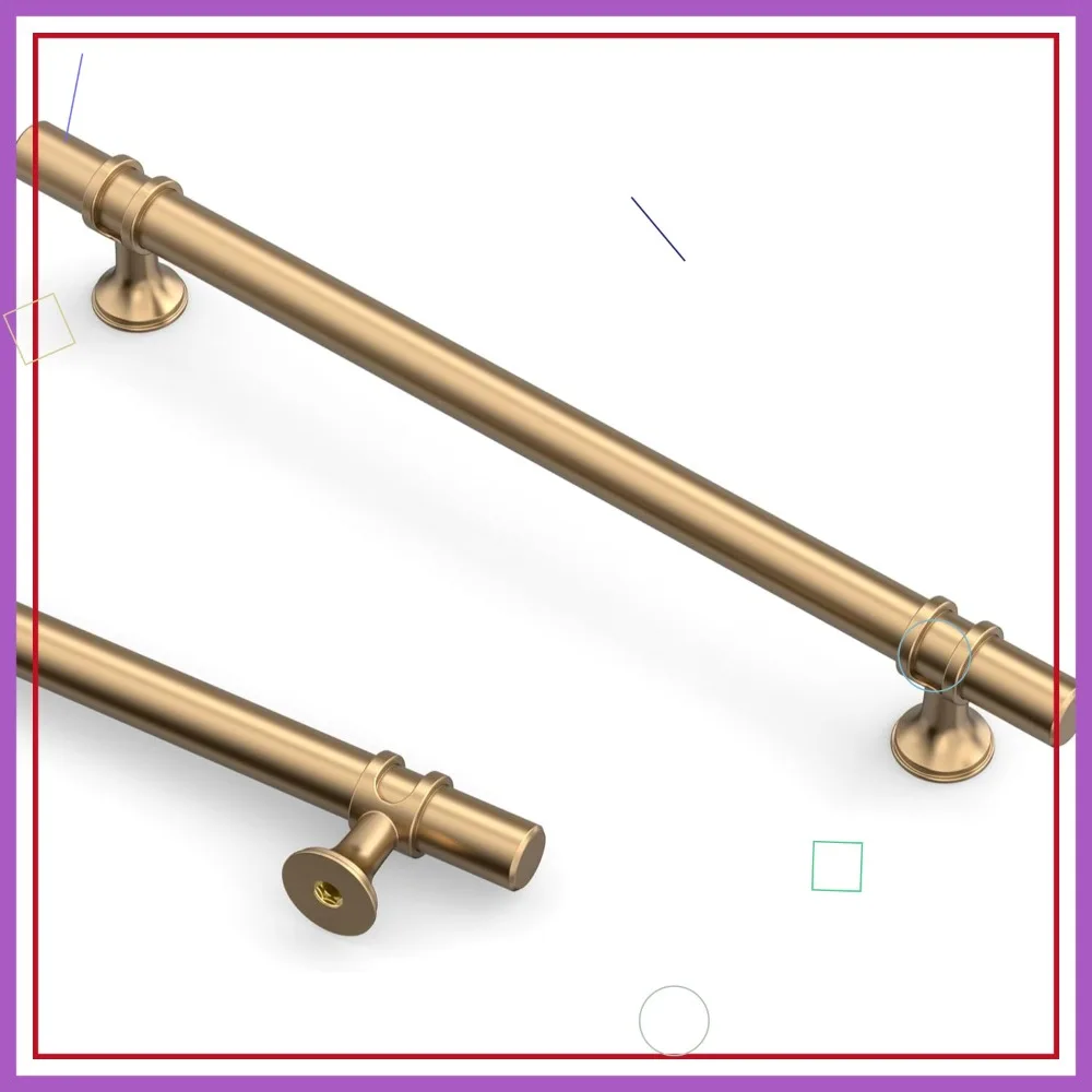 10 Pack 12.6 Inch (320mm) Champagne Bronze Kitchen Cabinet Handles, Cabinet Pulls Drawer Pulls Hardware
10 Pack 12.6 Inch (320mm) Champagne Bronze Kitchen Cabinet Handles, Cabinet Pulls Drawer Pulls Hardware