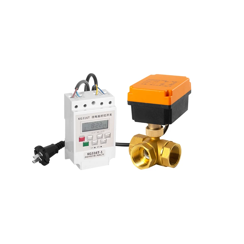 DN25 Outdoor Underwater Waterproof Electric Three-way Electric Ball Valve Normally Closed Intelligent Timing Brass Ball Valve
DN25 Outdoor Underwater Waterproof Electric Three-way Electric Ball Valve Normally Closed Intelligent Timing Brass Ball Valve