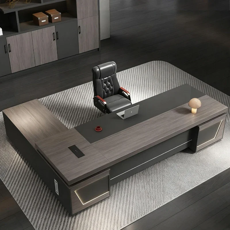 New Chinese-style class desk Atmospheric President's desk Boss table Modern simple office furniture Manager's desk and chairs
New Chinese-style class desk Atmospheric President's desk Boss table Modern simple office furniture Manager's desk and chairs
