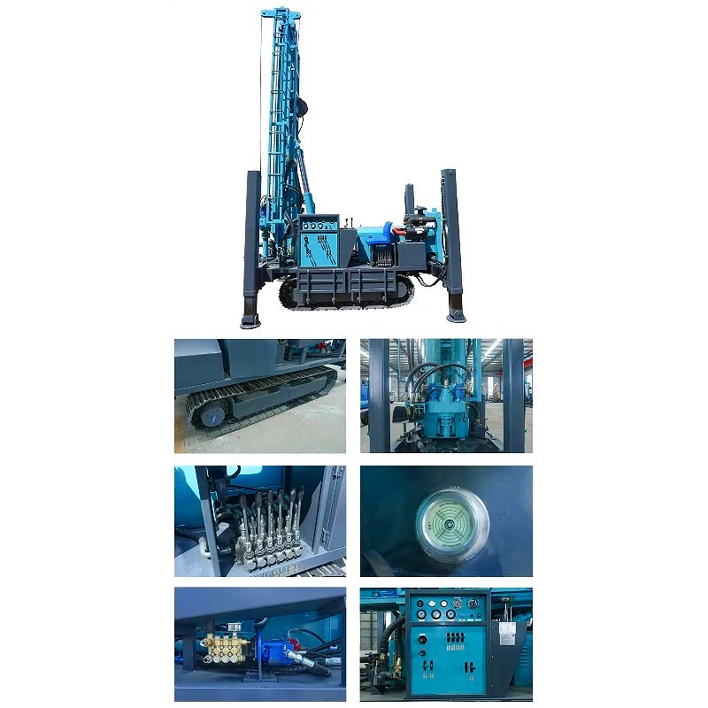 Crawler Mounted Small Water Well Rig Electric Drilling Machine Customized Compact Design for Yard Garden Boreholes Efficient
Crawler Mounted Small Water Well Rig Electric Drilling Machine Customized Compact Design for Yard Garden Boreholes Efficient