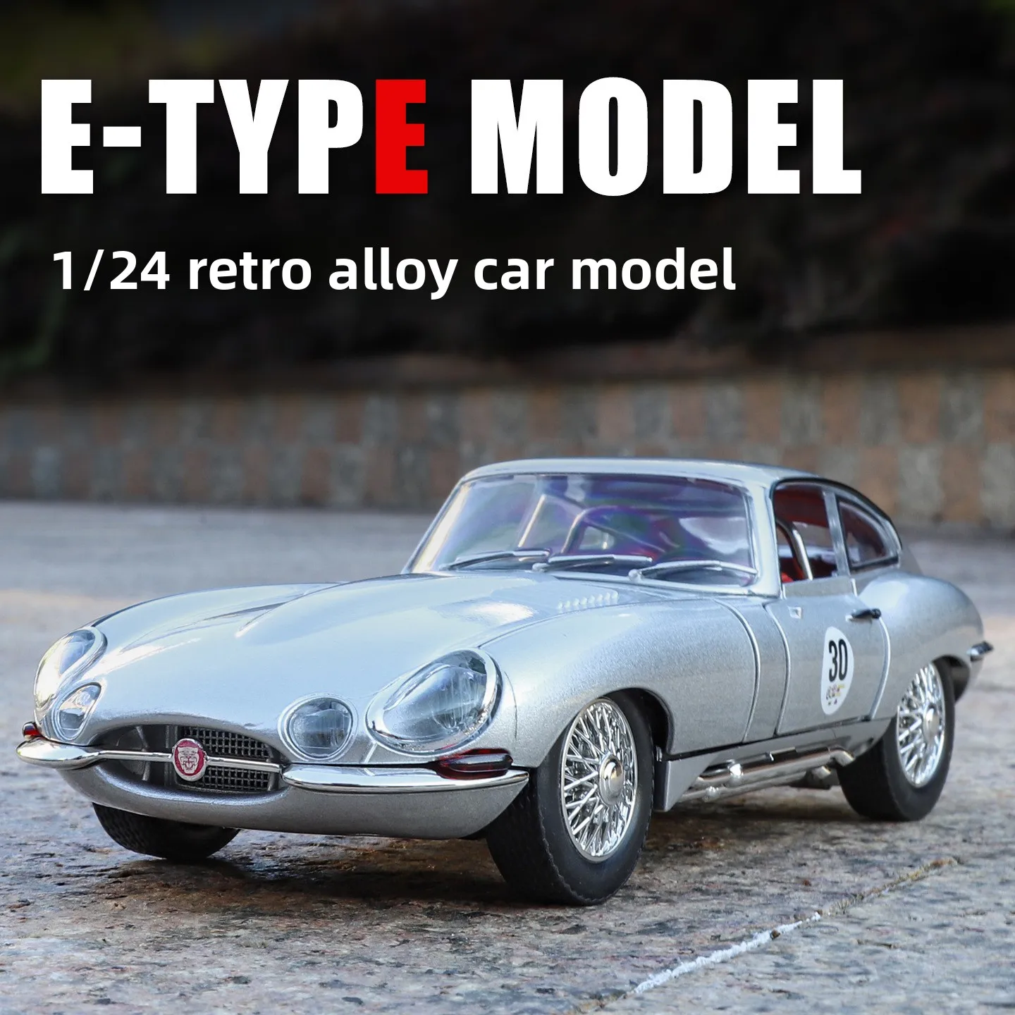 CHIMEI 1:24 E-TYPE Simulation Alloy Retro Sports Car Model Sound and Light Pull Back Toy Car Diecast Alloy Car Model Collectible
CHIMEI 1:24 E-TYPE Simulation Alloy Retro Sports Car Model Sound and Light Pull Back Toy Car Diecast Alloy Car Model Collectible