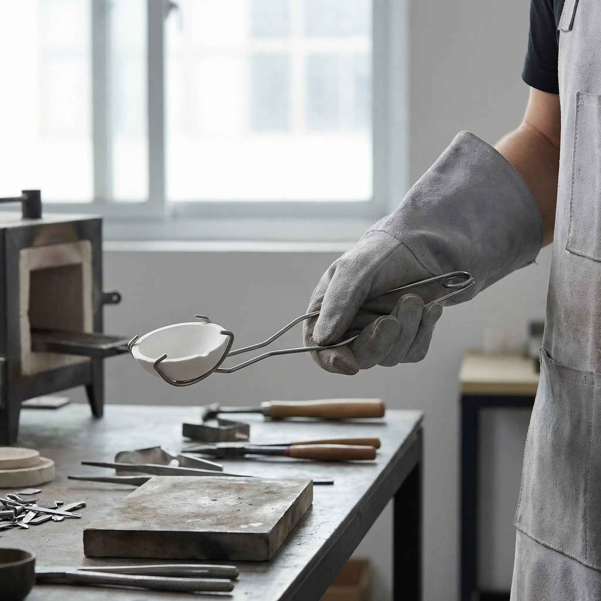 1Set Jewelry Crucibles Kit Heat-Resistant Quartz Melting Bowls with Strong Steel Tongs for Metal Casting Silver Gold Refining
1Set Jewelry Crucibles Kit Heat-Resistant Quartz Melting Bowls with Strong Steel Tongs for Metal Casting Silver Gold Refining