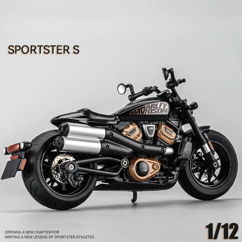 1:12 Sportster S Мотоцикл Модель из сплава Литой под давлением Гоночный мотоцикл Игрушка Детская подарочная коллекция Миниатюрная Voiture
1:12 Sportster S Мотоцикл Модель из сплава Литой под давлением Гоночный мотоцикл Игрушка Детская подарочная коллекция Миниатюрная Voiture