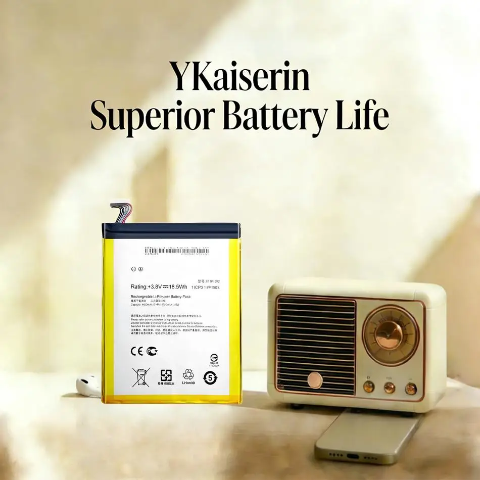 Аккумулятор C11P1502 с высокой емкостью 4890 мАч для планшетов Asus Zenpad 10 Z300C Z300CL Z300CG
Аккумулятор C11P1502 с высокой емкостью 4890 мАч для планшетов Asus Zenpad 10 Z300C Z300CL Z300CG