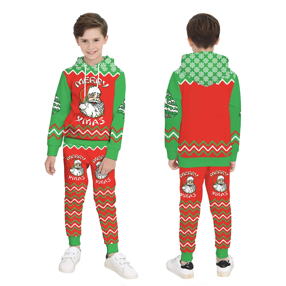 Winter Christmas Children Funny Xmas Holiday Party Cosplay Santa Claus Print Long Sleeve Hoodie Costume Fashion Trousers Kid New
Winter Christmas Children Funny Xmas Holiday Party Cosplay Santa Claus Print Long Sleeve Hoodie Costume Fashion Trousers Kid New