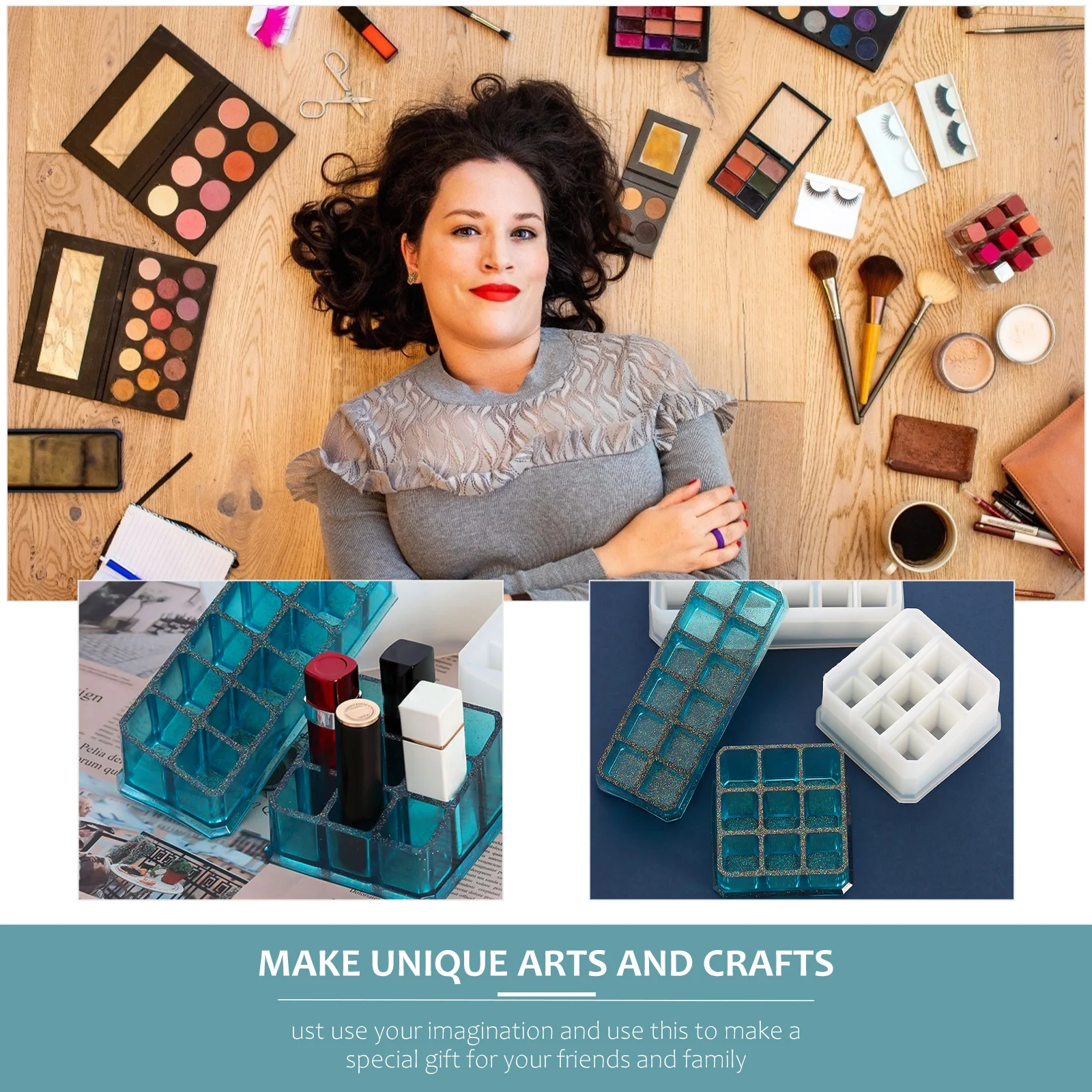 Flexible Silicone Lipstick Container Mold for DIY Epoxy Resin Crafting Perfect for Homemade Gifts and Organizers
Flexible Silicone Lipstick Container Mold for DIY Epoxy Resin Crafting Perfect for Homemade Gifts and Organizers