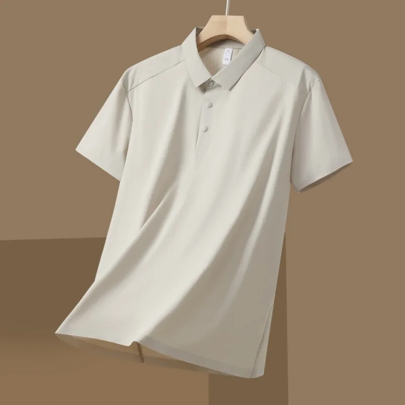 Summer Outdoor Baseball Loose Comfortable Ice Silk Polo Shirt Couples Lightweight Breathable Sweat Absorbing Quick Drying Tshirt
Summer Outdoor Baseball Loose Comfortable Ice Silk Polo Shirt Couples Lightweight Breathable Sweat Absorbing Quick Drying Tshirt
