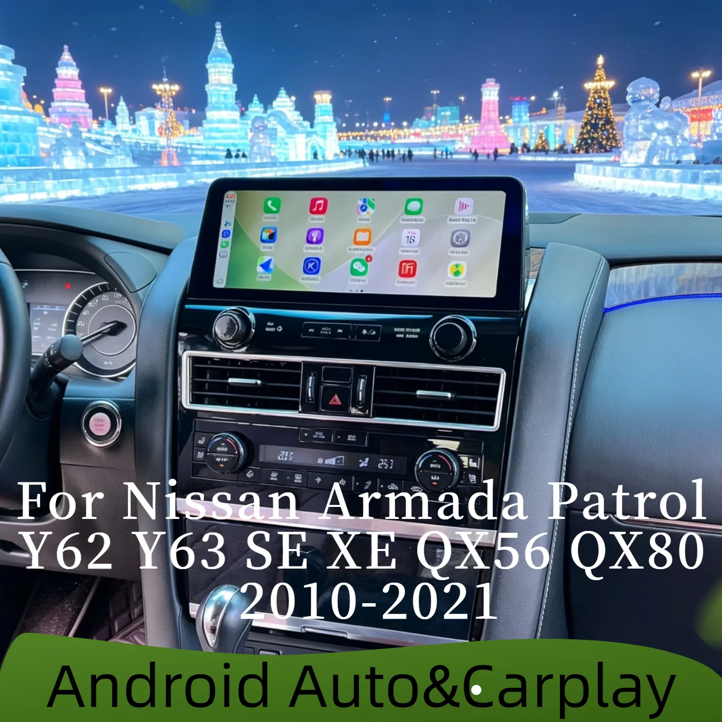 CarPlay Auto Android 14 Car Radio 12.3" For Nissan Armada Patrol Y62 Y63 SE XE QX56 QX80 2010-2021 GPS Multimedia Stereo Player
CarPlay Auto Android 14 Car Radio 12.3" For Nissan Armada Patrol Y62 Y63 SE XE QX56 QX80 2010-2021 GPS Multimedia Stereo Player