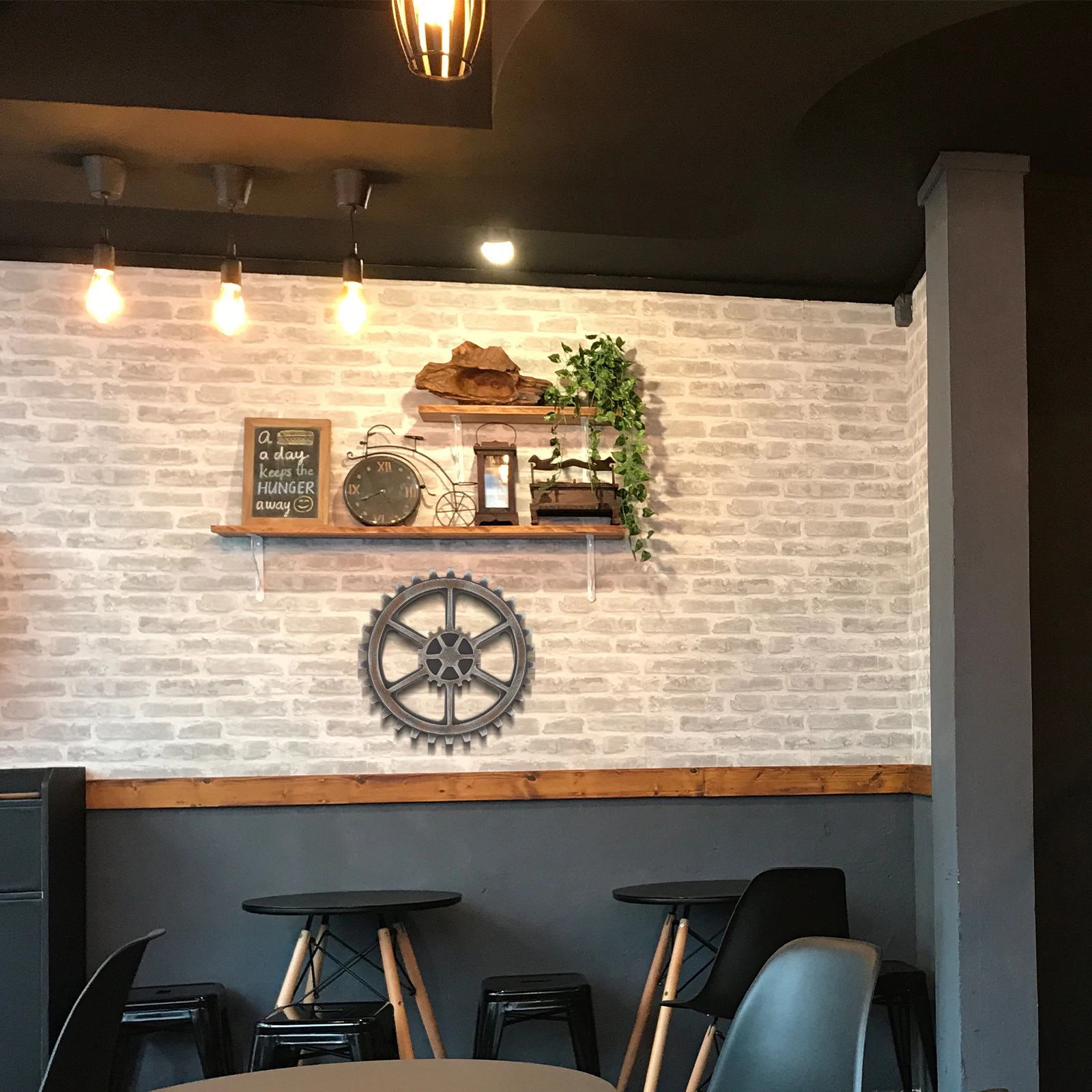 24Cm Steampunk Gear Wheel Wall Decoration For Home Bar Art Craft Hexagon Decor Metal Pendant Lightweight Ornament
24Cm Steampunk Gear Wheel Wall Decoration For Home Bar Art Craft Hexagon Decor Metal Pendant Lightweight Ornament