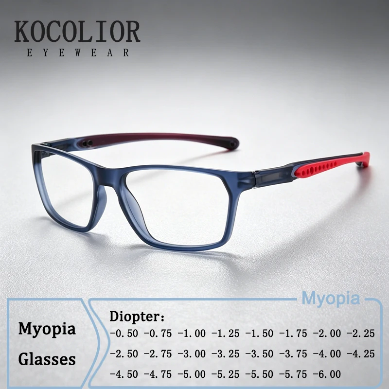 KOCOLIOR Classics Vintage Anti-slip Design Frame Optical Customize Prescription Man Sports Glasses Anti Blue Ray Myopia Eyewear
KOCOLIOR Classics Vintage Anti-slip Design Frame Optical Customize Prescription Man Sports Glasses Anti Blue Ray Myopia Eyewear