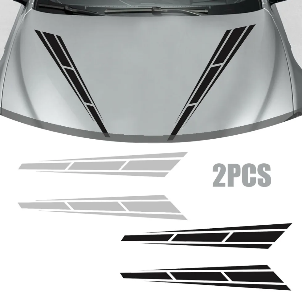 2pcs Car Racing Body Stripe Styling Decorative Decal Accessories Black/White Universal Auto Engine Hood Decor Stickers
2pcs Car Racing Body Stripe Styling Decorative Decal Accessories Black/White Universal Auto Engine Hood Decor Stickers