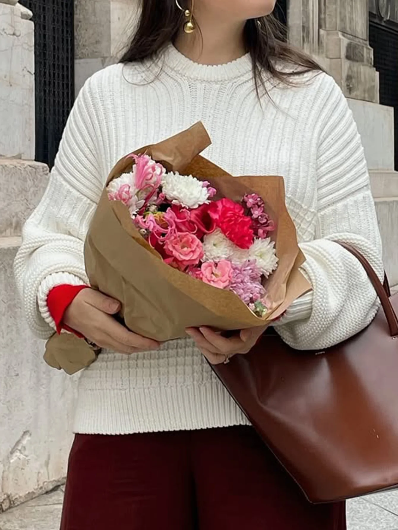 Women's Sweater 2026 New Spring Autumn Solid Color Round Neck Long Sleeve Loose Fit Versatile Casual Pullover Sweater Top
Women's Sweater 2026 New Spring Autumn Solid Color Round Neck Long Sleeve Loose Fit Versatile Casual Pullover Sweater Top