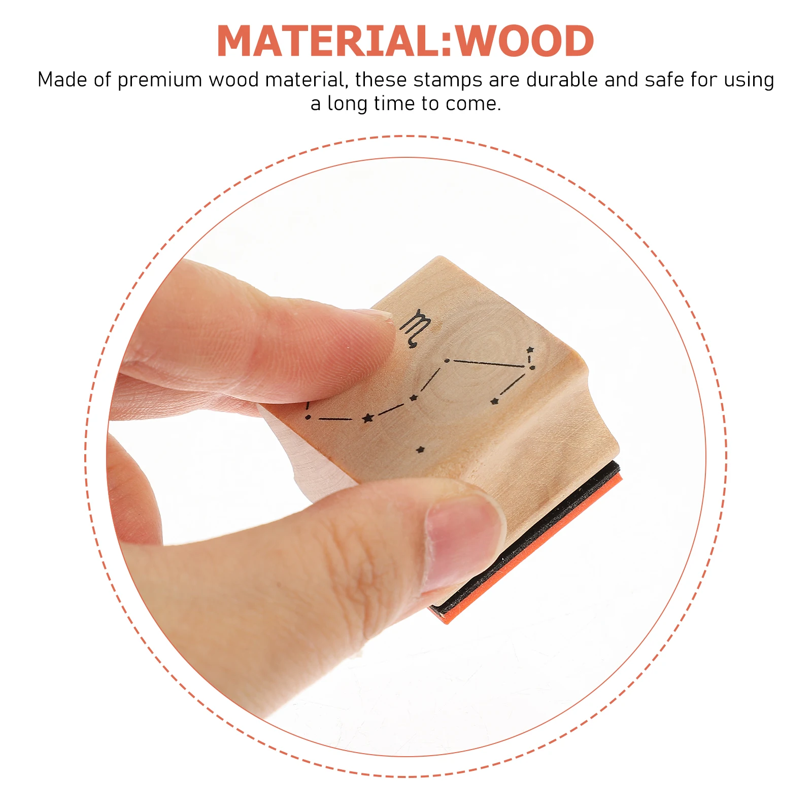 12pcs Constellation Stamps Wood Material Craft DIY Scrapbook Decor Album Journal Rubber Wood Household Storage
12pcs Constellation Stamps Wood Material Craft DIY Scrapbook Decor Album Journal Rubber Wood Household Storage