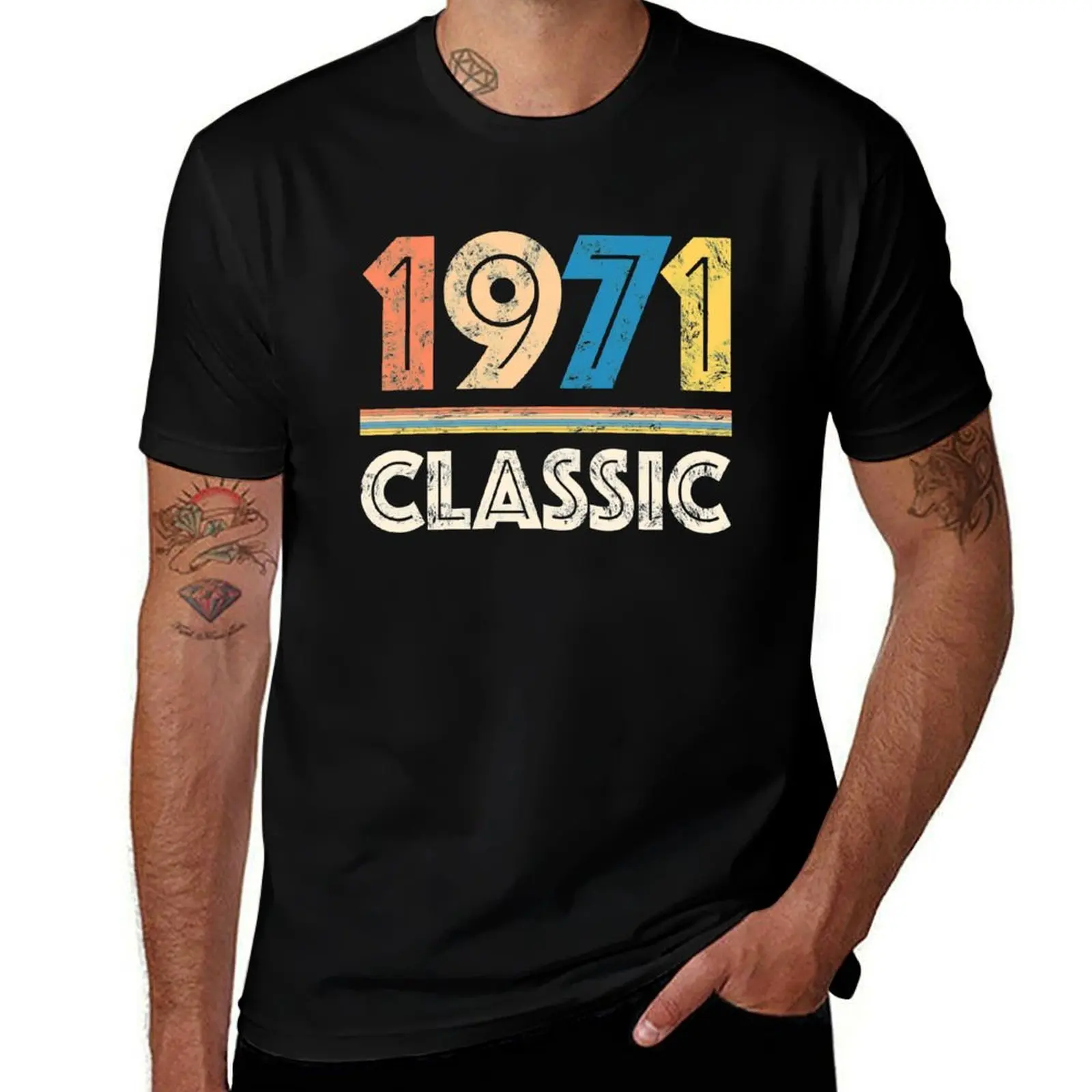 Vintage RETRO 1971 birthday T-Shirt man t shirt heavy cotton cotton t shirts man 100% T-Shirt
Vintage RETRO 1971 birthday T-Shirt man t shirt heavy cotton cotton t shirts man 100% T-Shirt